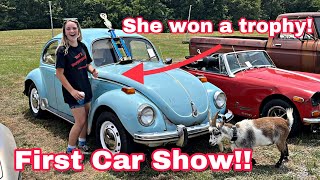 14 Year Old Wins At Her First Car Show!