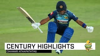 Athapaththu stuns with maiden T20I ton