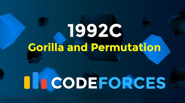 1992C | Gorilla and Permutation | Codeforces Round 957 (Div. 3) | Constructive | Math | Codeatic