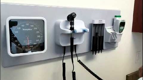 Installing the Welch Allyn Wall unit