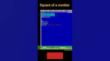 Square of a number in C programming #cprogramming #coding #shorts #square #viral