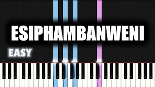 Ntokozo Mbambo - Esiphambanweni | EASY PIANO TUTORIAL by SA Gospel Piano