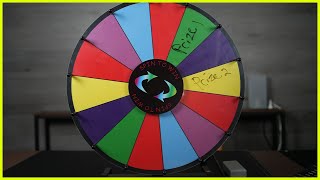 Prize wheel for giveaways and events