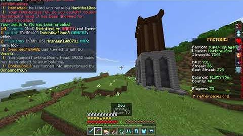 Absolutely Recking Someone With A Gbow In NetherGames Factions!