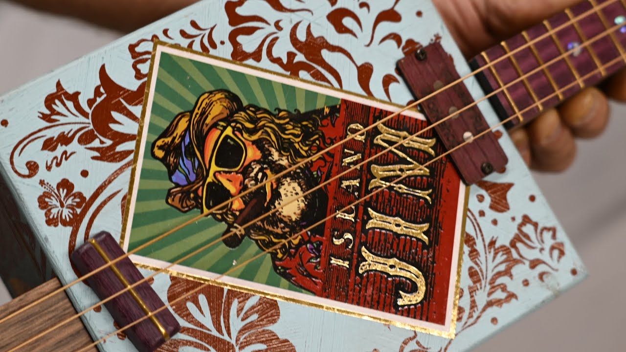 RRW - 2074 Island Jim Cigar Box Guitar