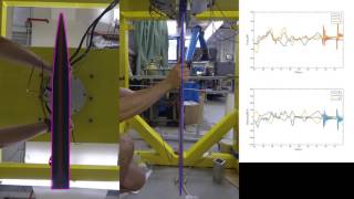Shape sensing on flexible strut - Qualitative comparison (overlay)