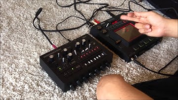 #2 Playing Korg KaossPad KP3, monotribe 5/12/2013