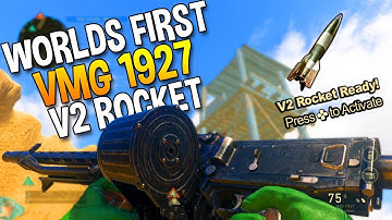NEW HIDDEN LMG DLC GUN ON COD WW2 !! | WORLDS FIRST VMG 1927 V2 ROCKET !! | BEST VMG 1297 CLASS !