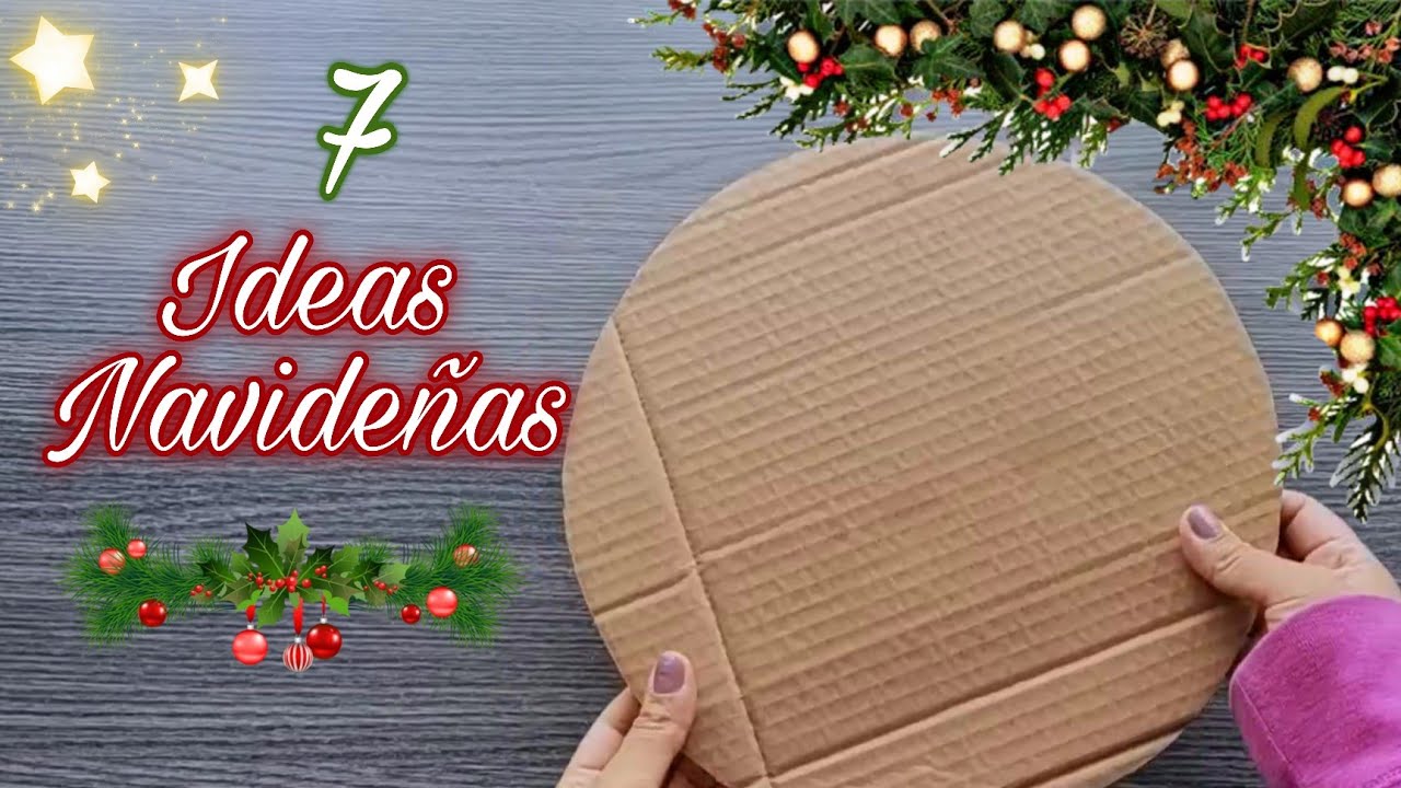 LINDAS MANUALIDADES NAVIDEÑAS / MANUALIDADES CON RECICLAJE/ CHRISTMAS DIY / ARTESANATO NATALINO 