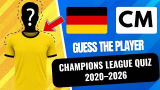 Guess the Champions League Player | Football Quiz 2020/2026 screenshot 3