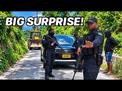 We Didn't Expect THIS! Police Encounter in the Hills of Montego Bay, Jamaica