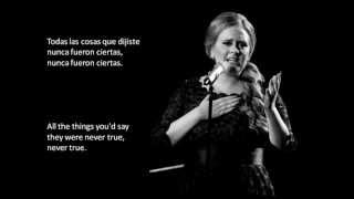 Adele - I set  fire to the rain (letra y traducción).wmv