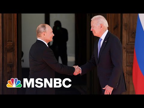 Biden, Putin Shake Hands Ahead Of Summit In Geneva | MSNBC