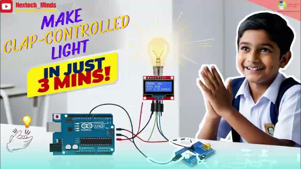 How to Make a Clap Switch Sensor with Arduino Uno & sound sensor ...