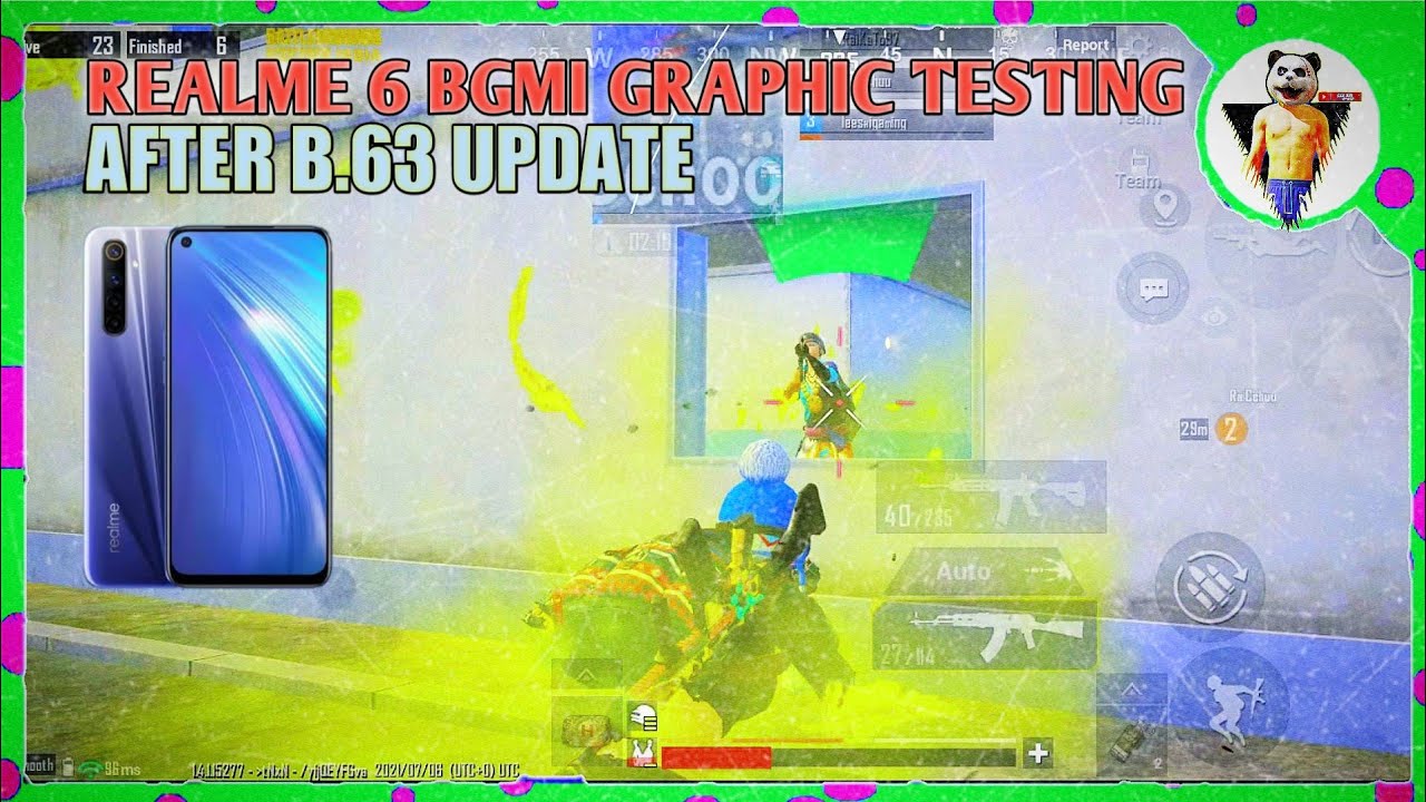 REALME 6 BGMI GRAPHIC TESTING AFTER B.63 UPDATE | REALME 6 BGMI LAG | REALME 6 BGMI LAG FIXED