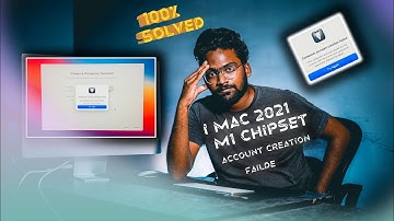 Account Creation Failed Error in M1 Mac