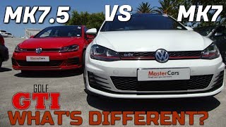 Comparing the 2019 Mk7.5 VW Golf GTI vs Mk7 VW Golf GTI  In Depth Review and Comparison