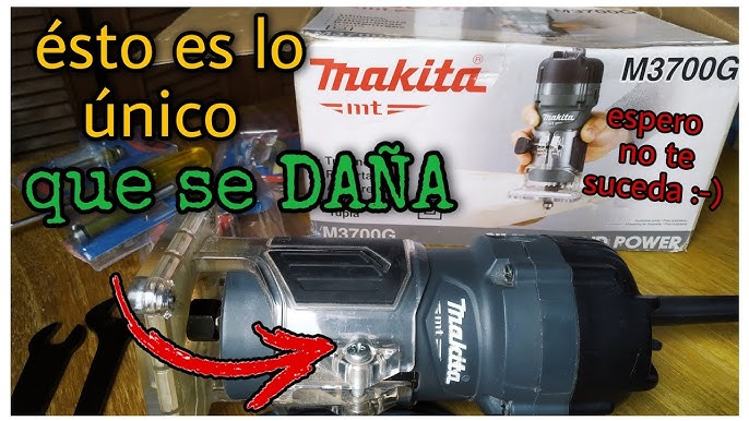 FRESADORA DE MANO 1/4 530W. MARCA MAKITA M3700B