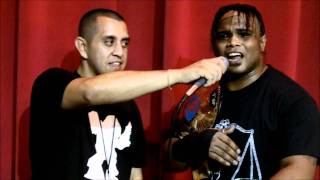 Live backstage interview with Scorpion of T.W.F. at Turmoil