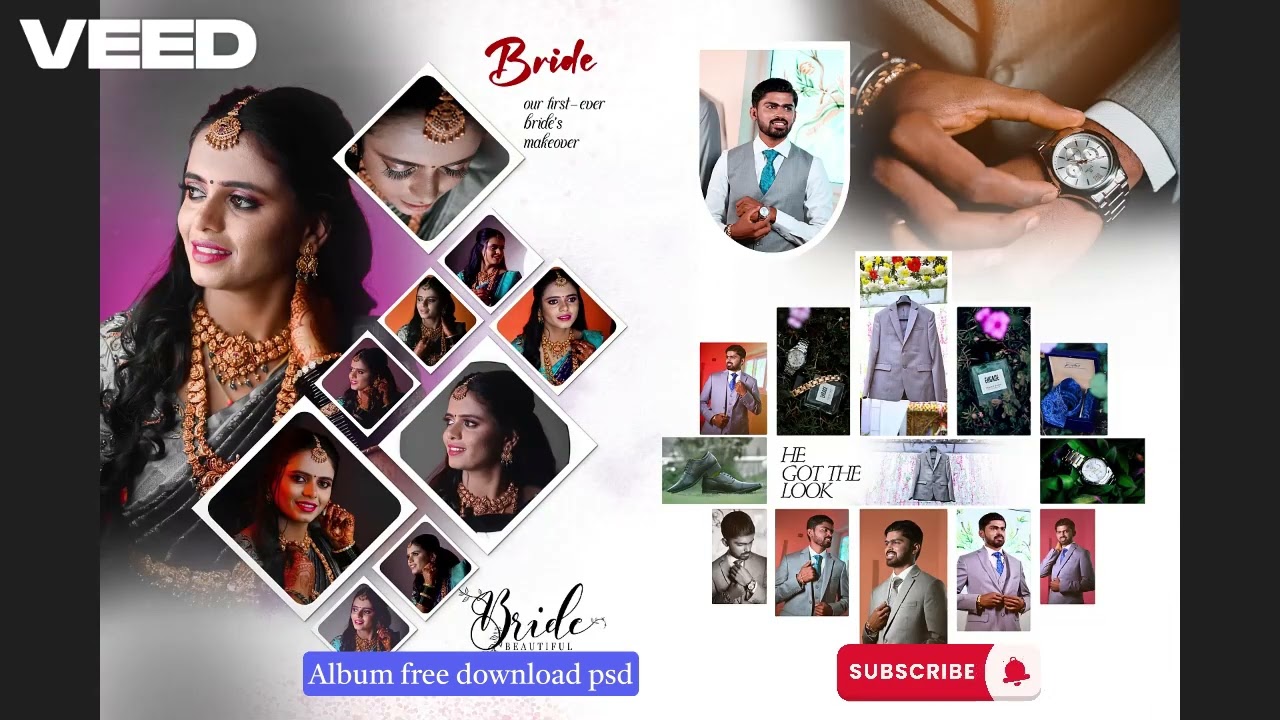 16x24   Wedding Album Design PSD File 2025 | Free Download    !     