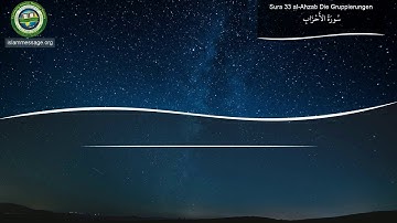 سورة 33. الأحزاب (ترجمة باللغة الألمانية) | مشاري بن راشد العفاسي