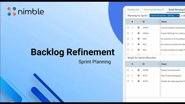 Learn to use Backlog Refinement feature - Sprint Planning Stage