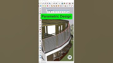 Parametric Design – Made with Extrusion Plugin in SketchUp #architecture #sketchup #facts