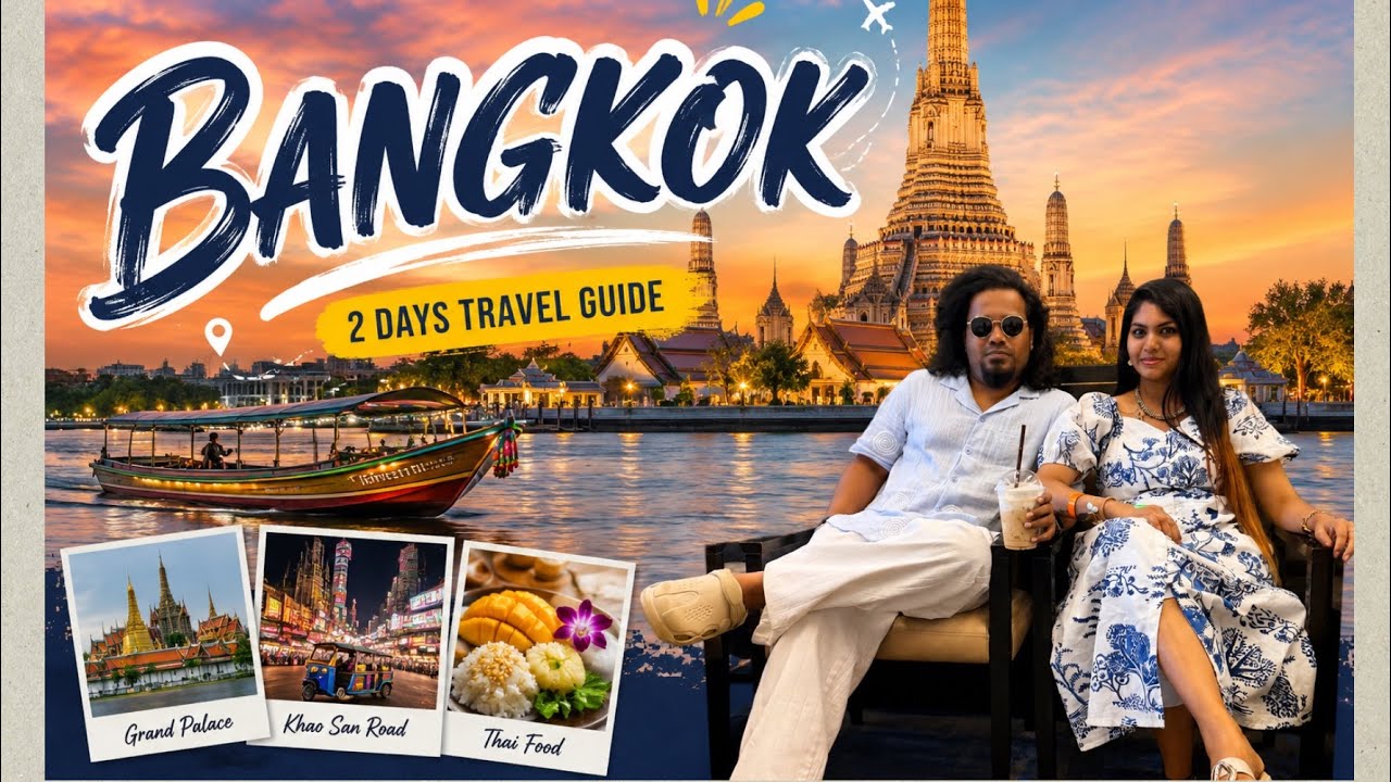 🔥2 days in Bangkok vlog😎Thailand tourist places😀Thanjavur couple Reji💜John #travel #thailand 