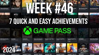 7 Quick and Easy Game Pass Achievements - Week 46 - The Goat Again?