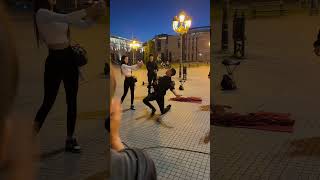 Night show in Skopje ✨️🎪 #streetshow #busker #entertainment