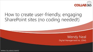 How to create user-friendly, engaging SharePoint sites (no coding needed!)