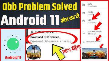 how to copy bgmi obb file in android 11 | obb service is running pubg mobile problem battleground