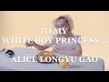 To my white boy princess official eat waffles visualizer lyric  alice longyu gao