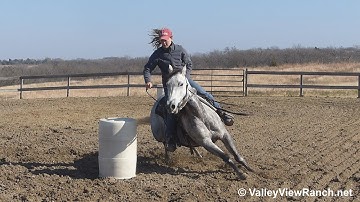 More Cat Less Mouse -running the barrels! - ValleyViewRanch.net