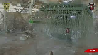 Toretsk - Xx.06.2025. Fiber Drone Of The 28Th Ombr Hits A Russian Monster-Tank, Damaging Its Barrel.