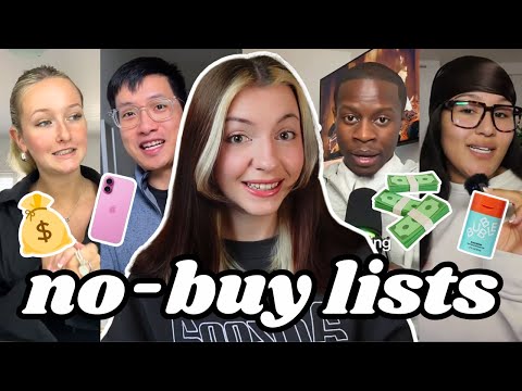 Reacting to 'No-Buy Lists' - What are Influencers NOT Buying in 2026?