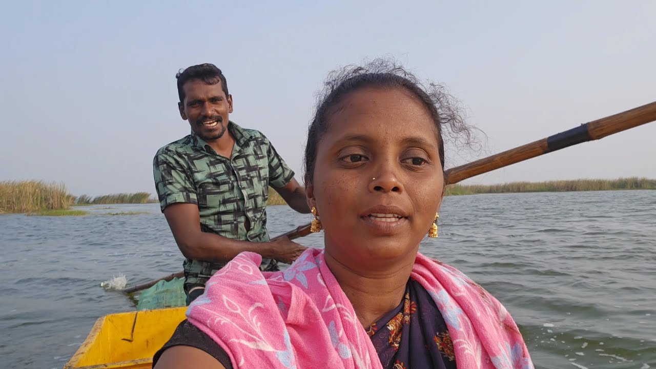 ఈరోజు నా భార్యను తీసుకొని చేపల వేటకు వెళ్లాను ఎన్ని చేపలు దొరికాయిటే|Village natural Fishing video