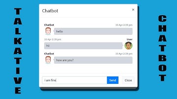 talkative chatbot for website without using api in php