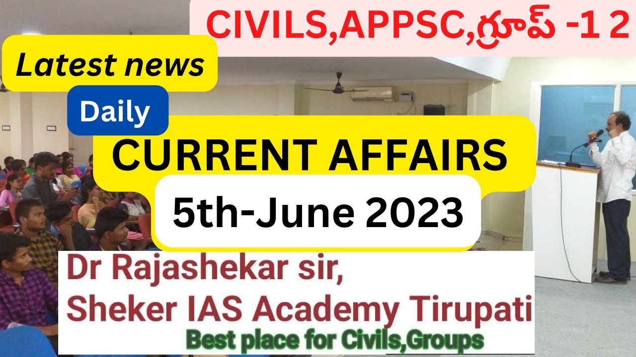 5th June 2023 Current Affairs DailyCurrent Affairs Current Affairs 5th-june-2023-current-affairs-dailycurrent-affairs-current-affairs