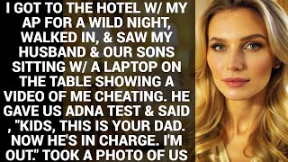 I Got To The Hotel w/ My AP For A Wild Night, Walked In, & Saw My Husband & Our Sons Sitting
