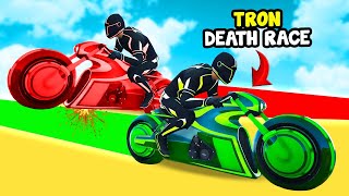 The Ultimate Tron Bike Death Race 🤯 ❤️‍🔥 ( Gta 5 Adversary Mode ) screenshot 4