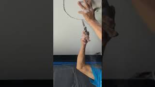 Installing Klipsch 180RPC-LCR.                    #klipsch #inceilingspeakers #topsurround
