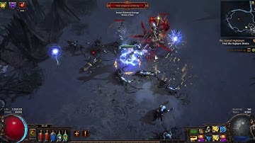 Path of Exile ball lightning + knock back vs voll