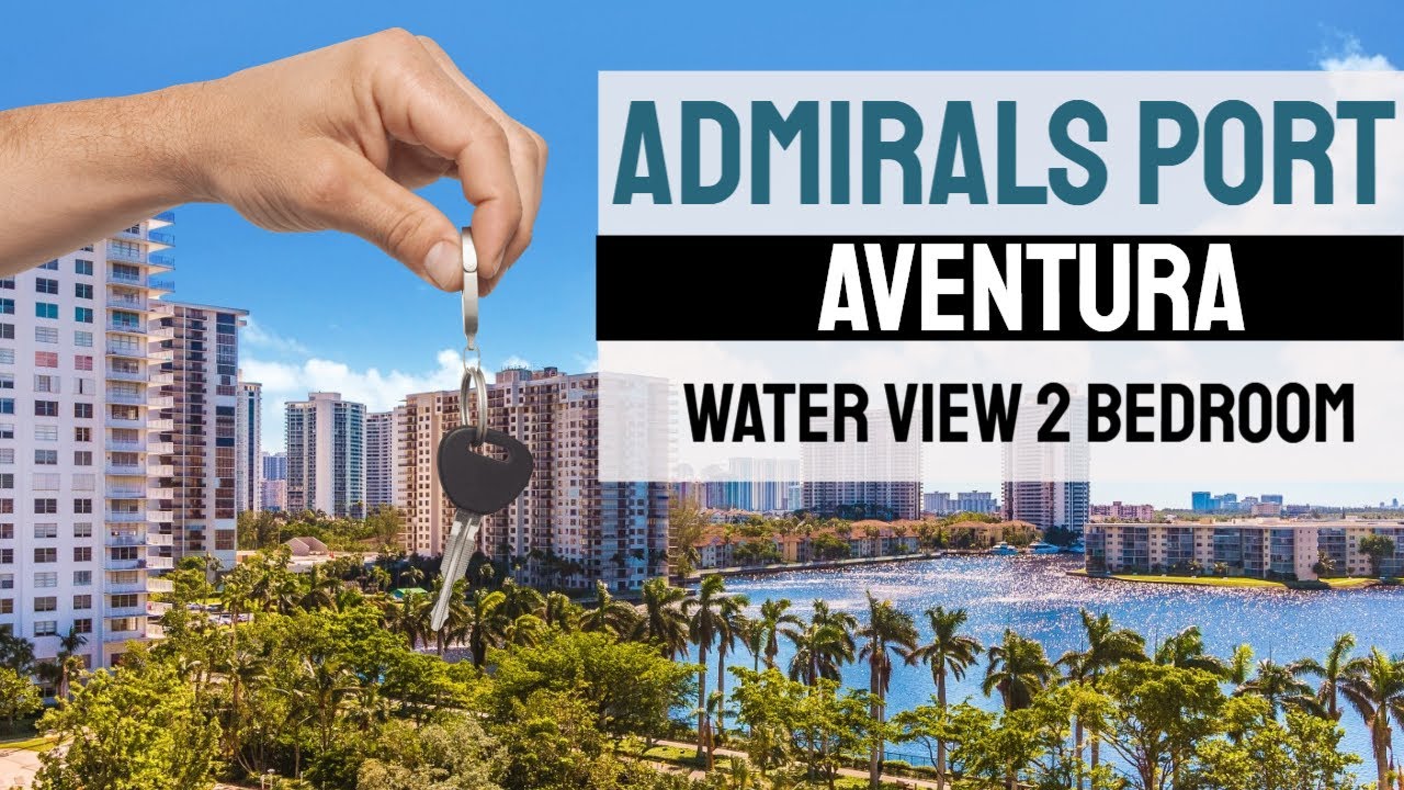 Admirals Condo For Sale- 2 Bedroom Waterfront ✔ $275,000 (BEST DEAL IN AVENTURA ✫✫✫✫)