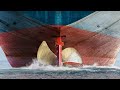 The crazy amount of power needed to move world largest container ships