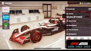 F1 MOBILE RACING 2023 ♤ CAREER MODE ♤ IMOLA ♤ CHALLENGER 1♤ HAAS ♤ KEVIN MAGNUSSEN