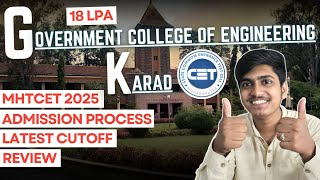 GCE Karad Full College Review 2025 🔥 | Cutoff, Placements, Hostel, Fees, Admission – MHTCET #cetbaba screenshot 3