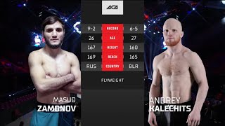 Масуд Замонов vs. Андрей Калечиц | Masud Zamonov vs. Andrey Kalechits | ACA 170