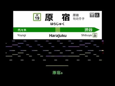 MIDI JR東日本 山手線 旧発車メロディー JR East Yamanote Line Old Melodies