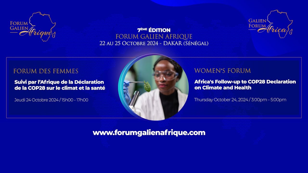 FORUM DES FEMMES - Sous-thème 5 : Suivi par l’Afrique de la Déclaration de la COP28 sur le climat...
